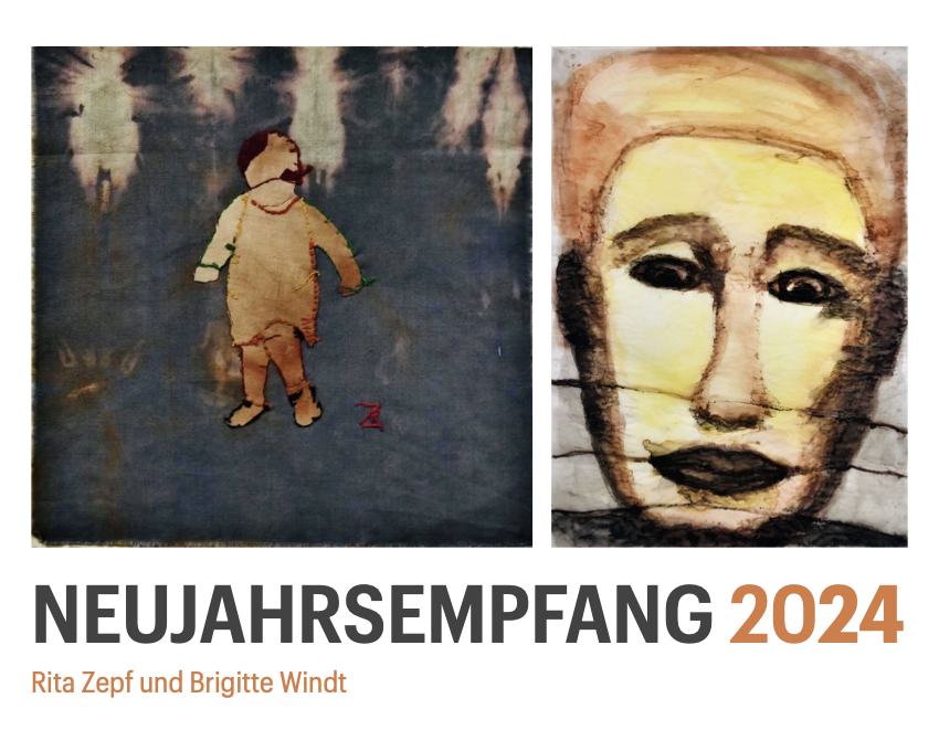 NEUJAHRSEMPFANG 2024 - Einladung - Brigitte Windt und Rita Zepf