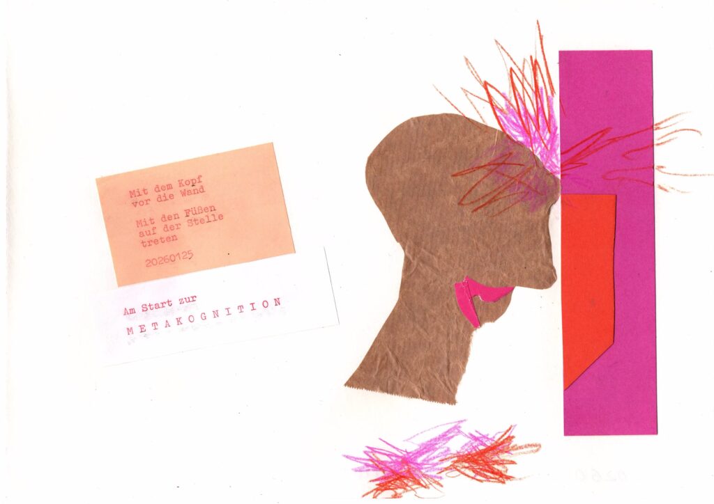 Aus der Serie MOMENTUM26 CollageZeichnung von Brigitte Windt