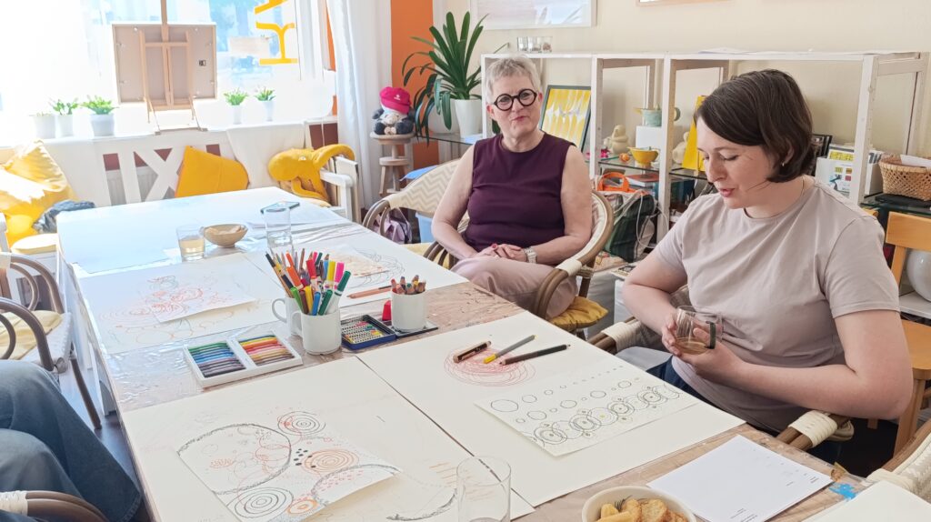 JEDE LINIE IST VON BEDEUTUNG Zeichenworkshop mit Brigitte Windt