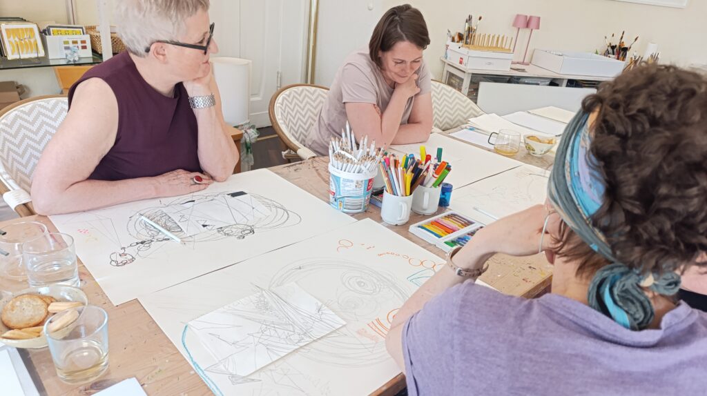 JEDE LINIE IST VON BEDEUTUNG Zeichenworkshop mit Brigitte Windt