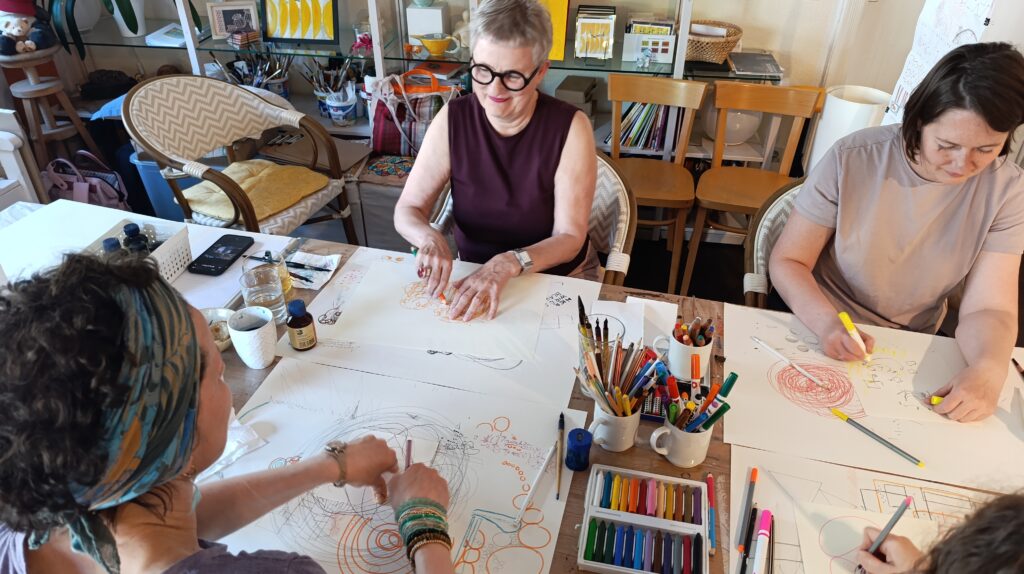 JEDE LINIE IST VON BEDEUTUNG Zeichenworkshop mit Brigitte Windt